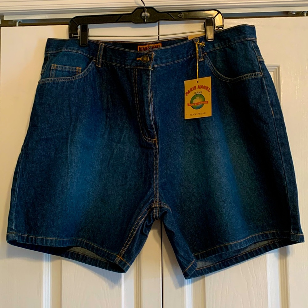 Paris Angel Jean shorts, size 22, NWT